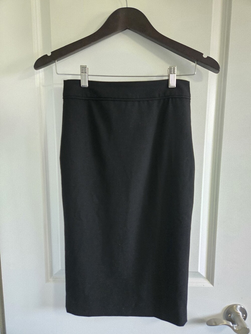RW&CO. Black Pencil Skirt with Slim Waistband